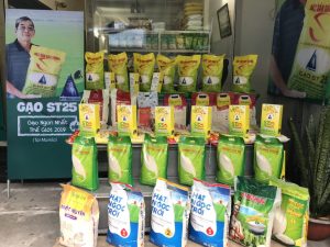 giá gạo st24 và st25 sóc trăng