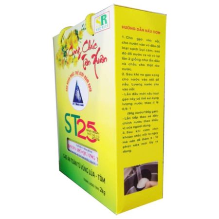 Gạo ST25 lúa tôm (hộp 2 kg)
