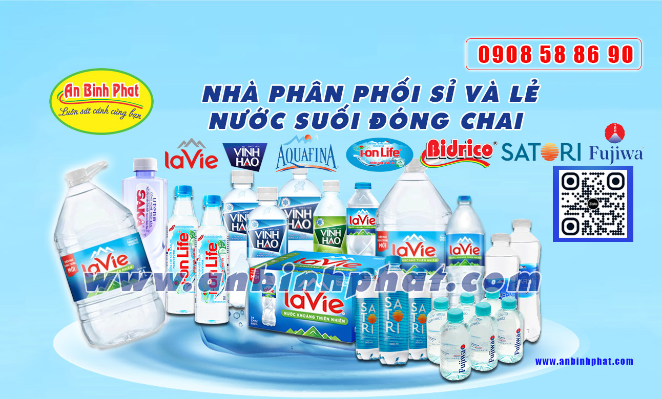 Đại lý giao nước suối quận 5 sỉ và lẻ giá rẻ - An Bình Phát