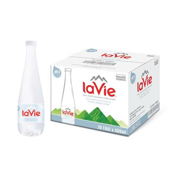 lavie-premium400ml-3 Nước khoáng thiên nhiên LaVie Premium 400ml
