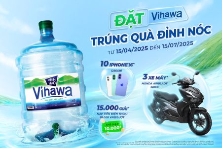 Khuyến mãi khi đổi nước uống Vihawa chính hãng tại An Bình Phát