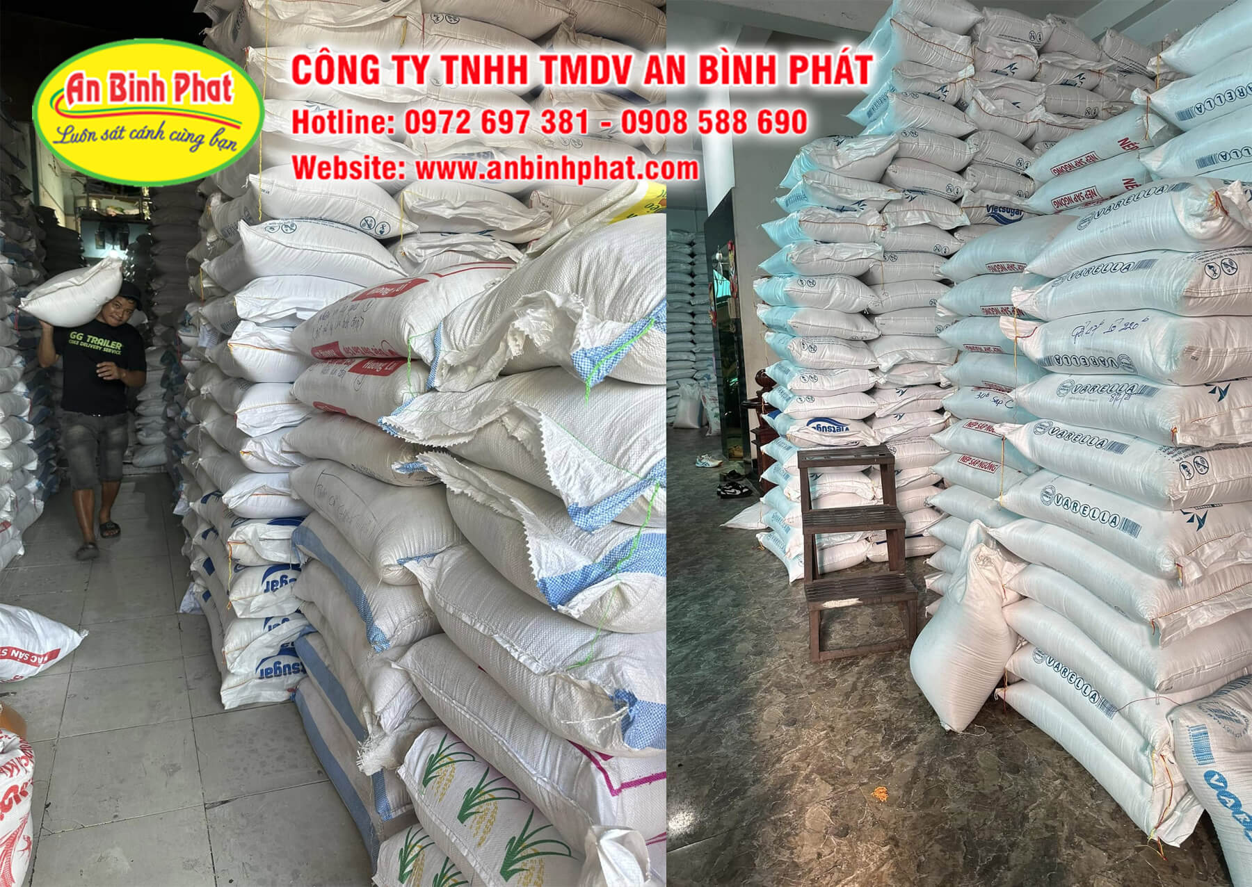 Vựa gạo, kho gạo sỉ An Bình Phát