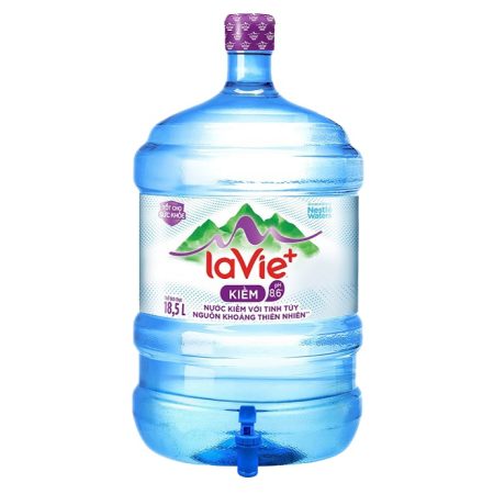Nước Lavie kiềm bình vòi 19L
