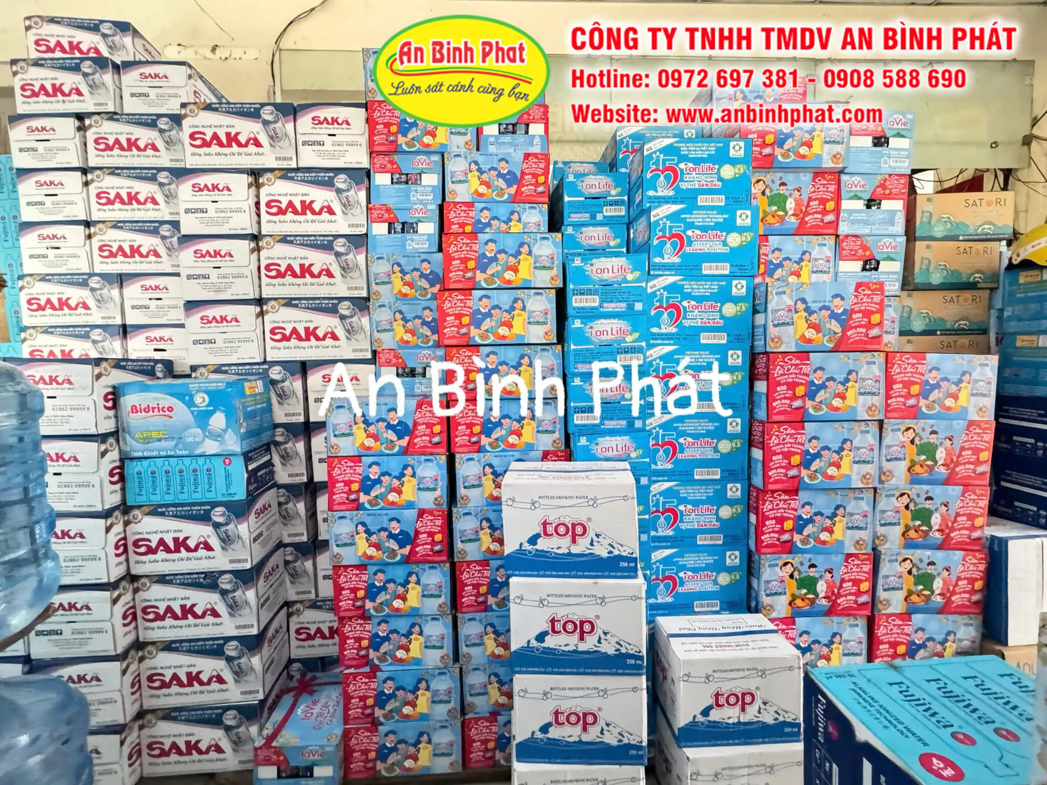 Đại lý nước suối chính hãng tại TPHCM - An Bình Phát