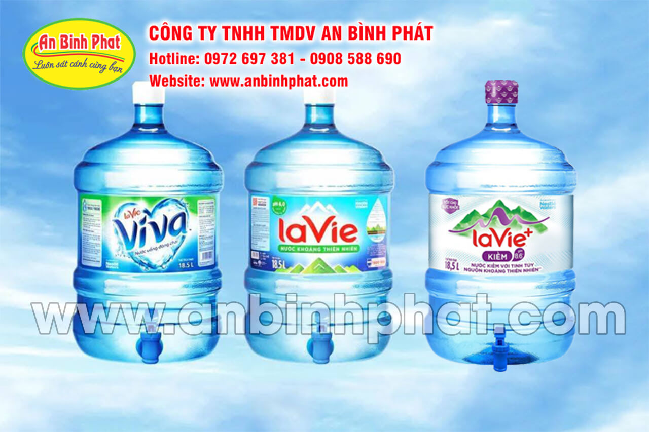 Các loại nước bình LaVie chính hãng tại An Bình Phát