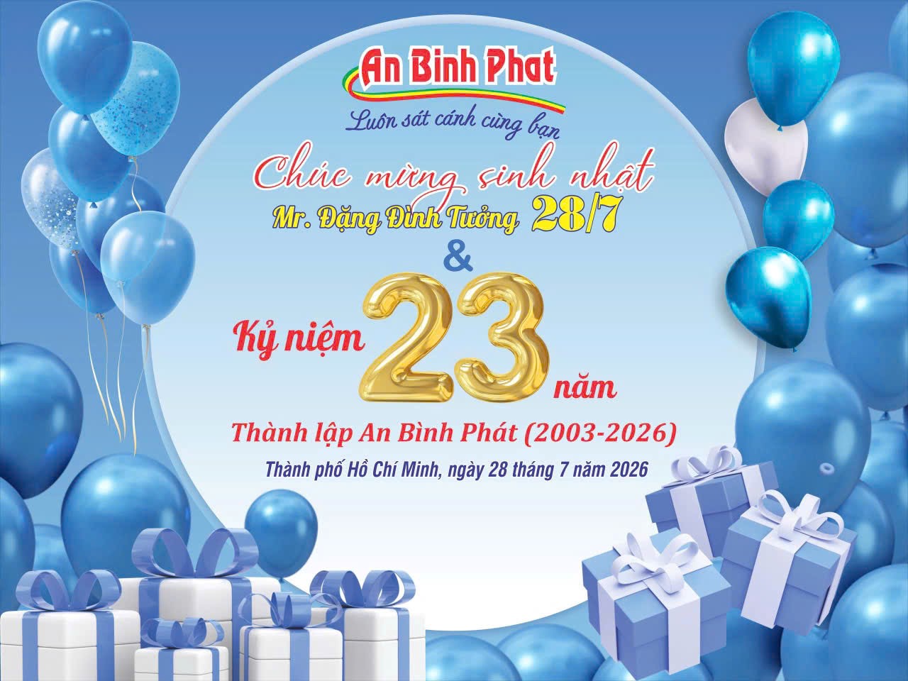 AN BÌNH PHÁT DẤU ẤN 23 NĂM PHÁT TRIỂN